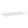 Estante estantería 4uds contrachapada blanco brillo 80x40x1,5cm de , Estanterías - Ref: Foro24-805340, Precio: 50,41 €, Descu...