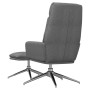 Relaxation armchair with light gray fabric stool by , Armchairs - Ref: Foro24-3097513, Price: 167,99 €, Discount: %