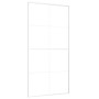 ESG glass and white aluminum sliding door 102.5x205 cm by , Doors for the home - Ref: Foro24-151677, Price: 250,99 €, Discoun...