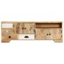 Solid mango wood TV cabinet 120x30x40 cm by , TV Furniture - Ref: Foro24-247744, Price: 281,29 €, Discount: %