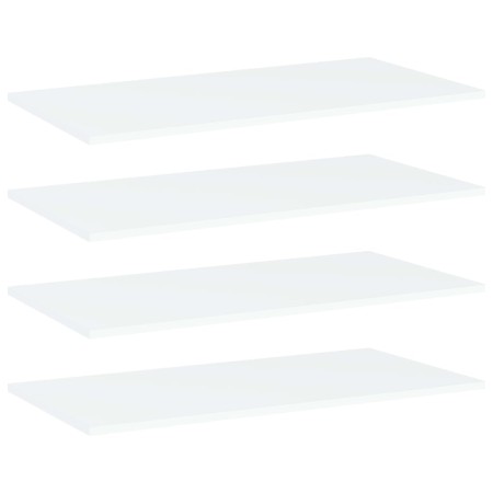 Shelf shelves 4 pcs white plywood 80x40x1.5cm by , Shelves - Ref: Foro24-805330, Price: 54,14 €, Discount: %