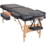 Massageliege und Klapphocker 2 Zonen 10 cm schwarz von vidaXL, Massageliegen - Ref: Foro24-110155, Preis: 290,09 €, Rabatt: %