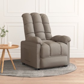 Sillón reclinable de tela gris taupe de , Sillones - Ref: Foro24-289804, Precio: 175,99 €, Descuento: %