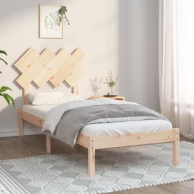 Solid wood single bed frame 90x190 cm by , Beds and slatted bases - Ref: Foro24-3104833, Price: 80,30 €, Discount: %