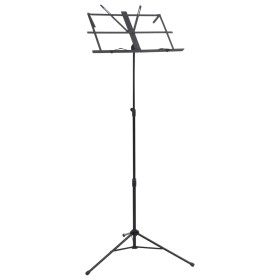 Black steel sheet music stand by , Music stands - Ref: Foro24-70074, Price: 16,42 €, Discount: %