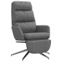 Relaxation armchair with footrest in light gray fabric by , Armchairs - Ref: Foro24-3097524, Price: 138,84 €, Discount: %