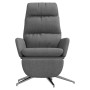 Relaxation armchair with footrest in light gray fabric by , Armchairs - Ref: Foro24-3097524, Price: 138,84 €, Discount: %