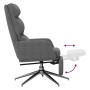 Relaxation armchair with footrest in light gray fabric by , Armchairs - Ref: Foro24-3097524, Price: 138,84 €, Discount: %