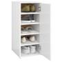 White chipboard shoe rack 32x35x70 cm by , Shoe racks and shoe organizers - Ref: Foro24-808954, Price: 62,99 €, Discount: %