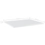 4 Stück Sperrholz Regal glänzend weiß 60x50x1,5cm von , Regale - Ref: Foro24-805276, Preis: 45,99 €, Rabatt: %