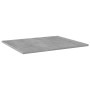 Shelf shelving unit 4 units plywood gray concrete 60x50x1.5cm by , Shelves - Ref: Foro24-805274, Price: 42,04 €, Discount: %