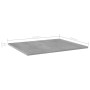 Shelf shelving unit 4 units plywood gray concrete 60x50x1.5cm by , Shelves - Ref: Foro24-805274, Price: 42,04 €, Discount: %