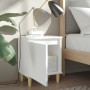 Bedside tables 2 units solid white wood legs 40x30x50 cm by , Nightstands - Ref: Foro24-805816, Price: 66,09 €, Discount: %