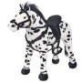 XXL black and white standing plush horse by vidaXL, Stuffed animals - Ref: Foro24-91326, Price: 80,99 €, Discount: %