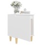 Bedside tables 2 units solid white wood legs 40x30x50 cm by , Nightstands - Ref: Foro24-805816, Price: 66,09 €, Discount: %