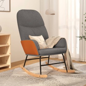 Light gray fabric rocking chair by , Rocking chairs - Ref: Foro24-341042, Price: 130,23 €, Discount: %