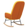 Silla mecedora de tela amarillo mostaza de , Mecedoras - Ref: Foro24-341049, Precio: 135,29 €, Descuento: %