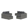 8-piece garden sofa set with gray synthetic rattan cushions by , Garden sets - Ref: Foro24-3101541, Price: 1,00 €, Discount: %