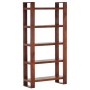 Honey brown solid acacia wood bookcase 85x30x166 cm by , Bookcases and shelves - Ref: Foro24-321821, Price: 235,28 €, Discoun...