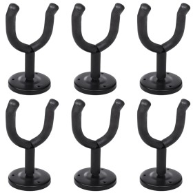 Wall Mount Guitar Hanger Set of 6 Pieces by , guitar accessories - Ref: Foro24-70035, Price: 19,63 €, Discount: %