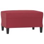 Sofagarnitur mit Kissen 4-teilig aus rotem Kunstleder von , Sofas - Ref: Foro24-3201748, Preis: 712,99 €, Rabatt: %