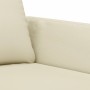 Cream synthetic leather 3-piece sofa set with cushions by , Sofas - Ref: Foro24-3201741, Price: 662,12 €, Discount: %