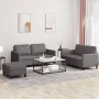 Set von Sofas mit 3 Stück Kissen Kunstleder grau von , Sofas - Ref: Foro24-3201757, Preis: 543,46 €, Rabatt: %