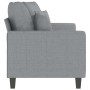 Sofá de 2 plazas de tela gris claro 140 cm de , Sofás - Ref: Foro24-359267, Precio: 242,34 €, Descuento: %