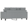 Sofá de 2 plazas de tela gris claro 140 cm de , Sofás - Ref: Foro24-359267, Precio: 242,34 €, Descuento: %