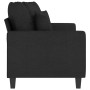 Sofá de 2 plazas de tela negro 140 cm de , Sofás - Ref: Foro24-359271, Precio: 242,99 €, Descuento: %