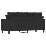 Sofá de 2 plazas de tela negro 140 cm de , Sofás - Ref: Foro24-359271, Precio: 242,99 €, Descuento: %