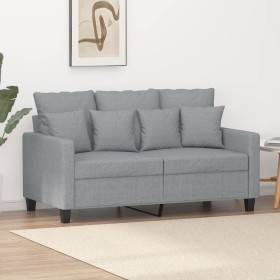 Light gray fabric 2-seater sofa, 120 cm by , Sofas - Ref: Foro24-359259, Price: 239,99 €, Discount: %