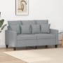 2-Sitzer-Sofa aus hellgrauem Stoff 120 cm von , Sofas - Ref: Foro24-359259, Preis: 228,85 €, Rabatt: %