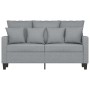 2-Sitzer-Sofa aus hellgrauem Stoff 120 cm von , Sofas - Ref: Foro24-359259, Preis: 228,85 €, Rabatt: %