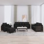 4-piece black fabric sofa set with cushions by , Sofas - Ref: Foro24-3201644, Price: 761,37 €, Discount: %