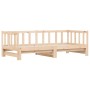 Sofá cama nido madera maciza de pino 80x200 cm de , Camas y somieres - Ref: Foro24-836159, Precio: 166,01 €, Descuento: %