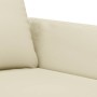 Sofá de 2 plazas de cuero sintético color crema 120 cm de , Sofás - Ref: Foro24-359329, Precio: 249,27 €, Descuento: %