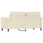 2-Sitzer-Sofa aus Kunstleder in der Farbe Creme 140 cm von , Sofas - Ref: Foro24-359334, Preis: 247,57 €, Rabatt: %