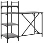 Computer desk with Sonoma gray shelves 120x47x109 cm by , Desks - Ref: Foro24-836216, Price: 74,05 €, Discount: %