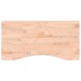 Schreibtischplatte aus massivem Buchenholz 80x(36-40)x1,5 cm von , Schreibtischzubehör und Produkte - Ref: Foro24-356033, Pre...