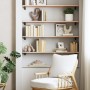 Solid beech wood wall shelf 100x20x1.5 cm by , Shelves and shelves - Ref: Foro24-356012, Price: 25,62 €, Discount: %