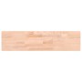 Solid beech wood wall shelf 80x20x4 cm by , Shelves and shelves - Ref: Foro24-356019, Price: 36,78 €, Discount: %