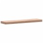 Solid beech wood wall shelf 80x20x4 cm by , Shelves and shelves - Ref: Foro24-356019, Price: 36,78 €, Discount: %