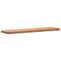 Solid beech wood wall shelf 80x20x2.5 cm by , Shelves and shelves - Ref: Foro24-356027, Price: 29,99 €, Discount: %