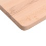 Solid beech wood desktop board 80x(36-40)x2.5 cm by , Desk accessories and products - Ref: Foro24-356038, Price: 34,84 €, Dis...