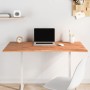 Solid beech wood desktop board 110x(55-60)x1.5 cm by , Desk accessories and products - Ref: Foro24-356052, Price: 38,99 €, Di...