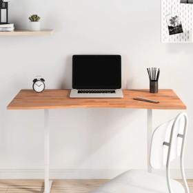 Solid beech wood desktop board 110x(50-55)x1.5 cm by , Desk accessories and products - Ref: Foro24-356050, Price: 35,99 €, Di...