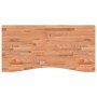 Schreibtischplatte aus massivem Buchenholz 110x(50-55)x1,5 cm von , Schreibtischzubehör und Produkte - Ref: Foro24-356050, Pr...