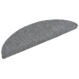 Stair tread mat 15 units punched gray fabric 56x17x3 cm by vidaXL, Stair mats - Ref: Foro24-132693, Price: 32,54 €, Discount: %