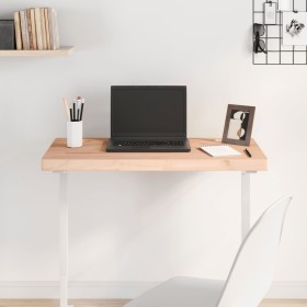 Solid beech wood desktop board 80x40x4 cm by , Desk accessories and products - Ref: Foro24-356073, Price: 40,27 €, Discount: %